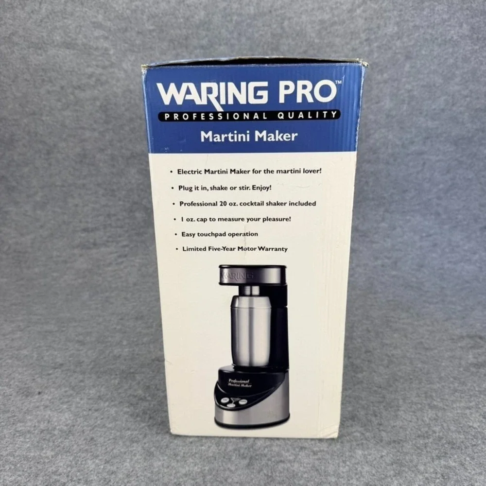 Waring Pro Professional Electric Martini Maker 20 oz Cocktail Shaker New in Box